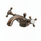 Weathered Copper BASIN MIXER SINGLE HOLE in a traditional style compatible with Barber Wilsons, Lefroy Brooks, Rudge, and Chadder & Co.