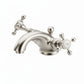 Brushed Nickel BASIN MIXER SINGLE HOLE in a traditional style compatible with Barber Wilsons, Lefroy Brooks, Rudge, and Chadder & Co.