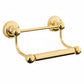 Antique Gold BAR ROLL HOLDER in a traditional style compatible with Barber Wilsons, Lefroy Brooks, Rudge, and Chadder & Co.