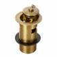 Antique Gold BASIN WASTE in a traditional style compatible with Barber Wilsons, Lefroy Brooks, Rudge, and Chadder & Co.