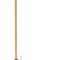 Antique Gold EXSPOSED SHOWER STANDARDED THERMO in a traditional style compatible with Barber Wilsons, Lefroy Brooks, Rudge, and Chadder & Co.