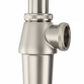 Brushed Nickel BASIN BOTTLE TRAP in a traditional style compatible with Barber Wilsons, Lefroy Brooks, Rudge, and Chadder & Co.