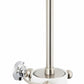 Brushed Nickel CERAMIC WALL BRUSH in a traditional style compatible with Barber Wilsons, Lefroy Brooks, Rudge, and Chadder & Co.