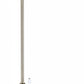 Brushed Nickel EXSPOSED SHOWER STANDARDED THERMO in a traditional style compatible with Barber Wilsons, Lefroy Brooks, Rudge, and Chadder & Co.