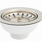 Brushed Nickel KITCHEN SINK WASTE in a traditional style compatible with Barber Wilsons, Lefroy Brooks, Rudge, and Chadder & Co.