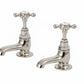 Brushed Nickel BASIN TAP LONG NOSED (PN-1640) in a traditional style compatible with Barber Wilsons, Lefroy Brooks, Rudge, and Chadder & Co.