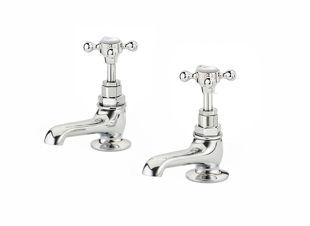Chrome Plate BASIN TAP LONG NOSED (PN-1640) in a traditional style compatible with Barber Wilsons, Lefroy Brooks, Rudge, and Chadder & Co.
