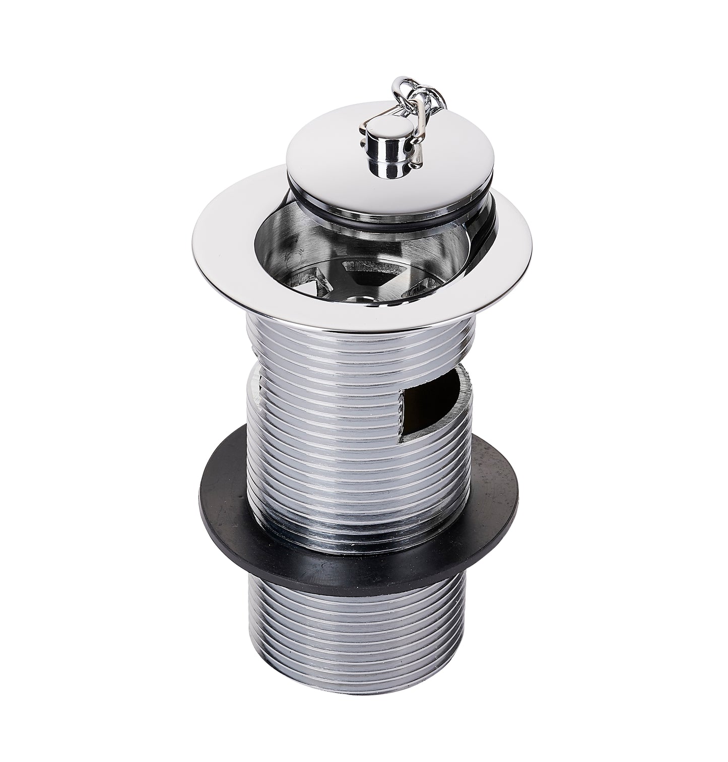 Chrome Plate BASIN WASTE in a traditional style compatible with Barber Wilsons, Lefroy Brooks, Rudge, and Chadder & Co.