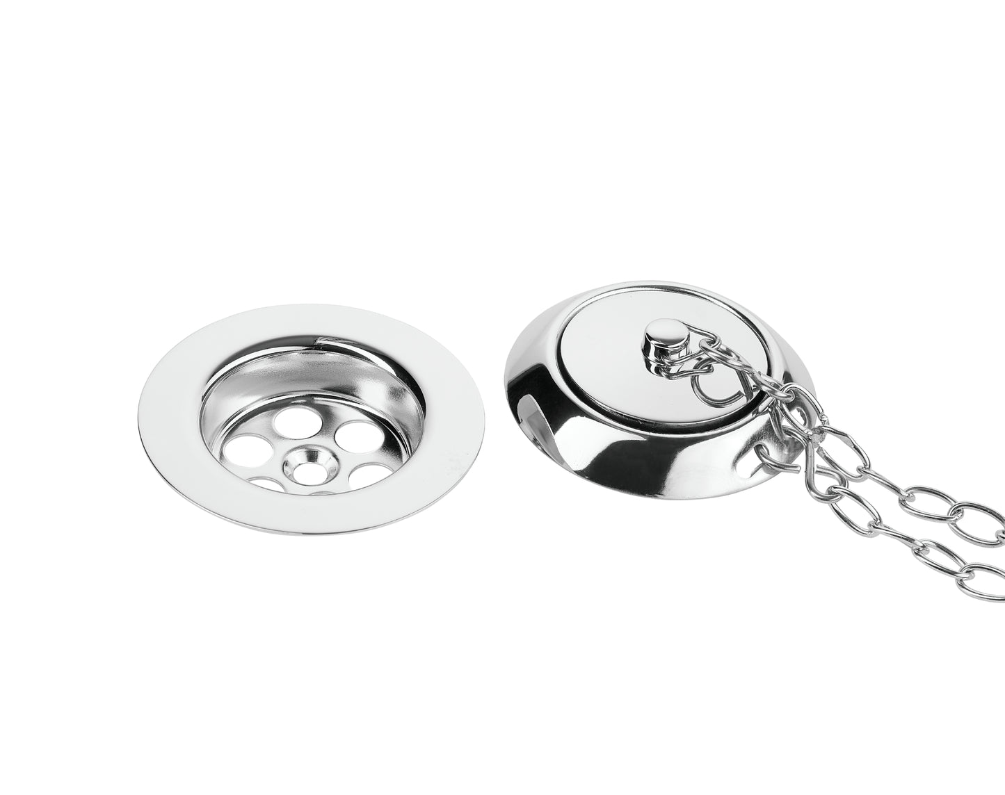 Chrome Plate BATH WASTE in a traditional style compatible with Barber Wilsons, Lefroy Brooks, Rudge, and Chadder & Co.
