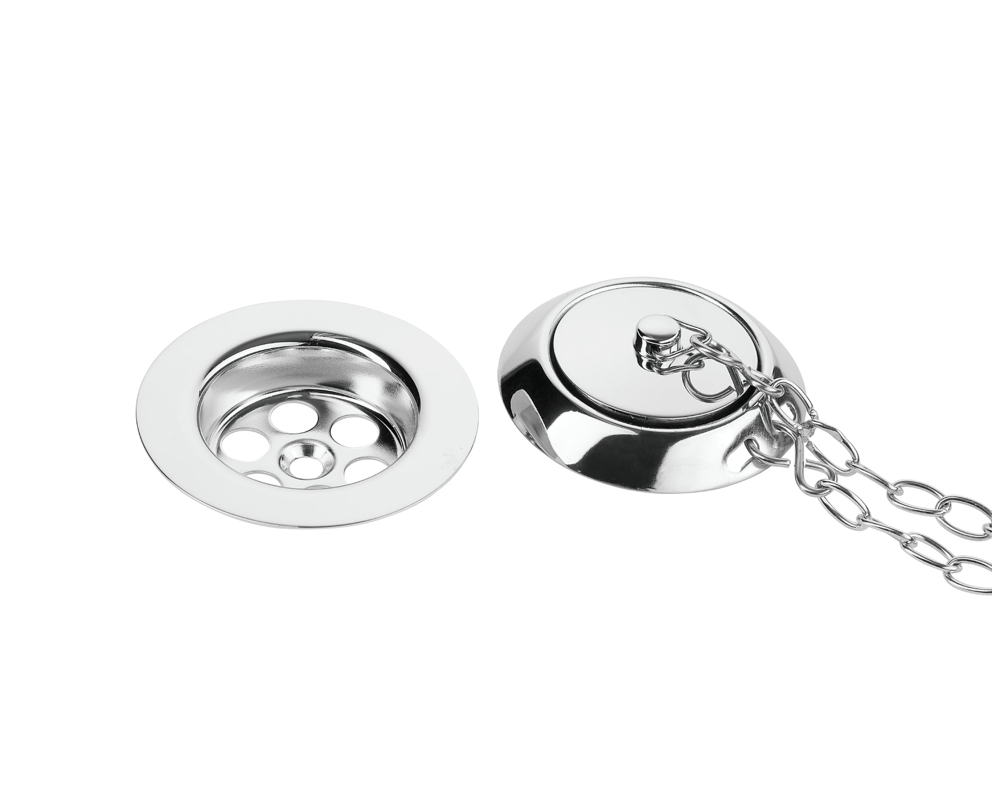 Chrome Plate BATH WASTE in a traditional style compatible with Barber Wilsons, Lefroy Brooks, Rudge, and Chadder & Co.