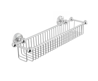 Chrome Plate BOTTLE BASKET in a traditional style compatible with Barber Wilsons, Lefroy Brooks, Rudge, and Chadder & Co.