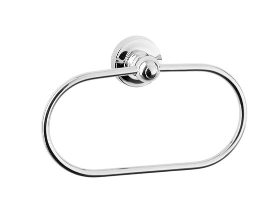 Chrome Plate OVAL TOWEL RAIL in a traditional style compatible with Barber Wilsons, Lefroy Brooks, Rudge, and Chadder & Co.