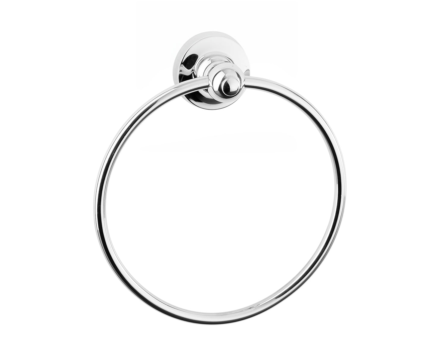 Chrome Plate TOWEL RING in a traditional style compatible with Barber Wilsons, Lefroy Brooks, Rudge, and Chadder & Co.