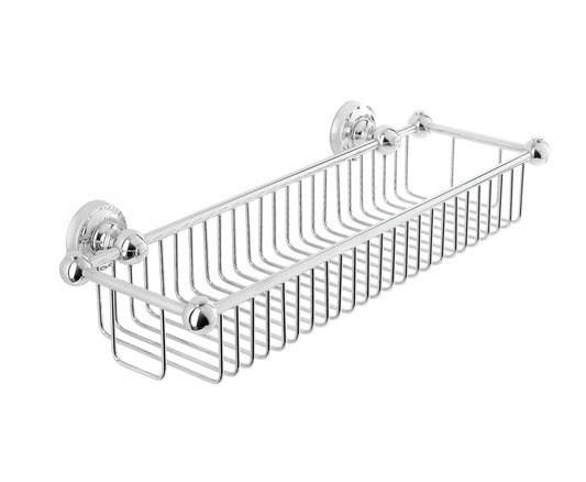 Chrome Plate SPONGE BASKET in a traditional style compatible with Barber Wilsons, Lefroy Brooks, Rudge, and Chadder & Co.