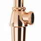 French Copper BASIN BOTTLE TRAP in a traditional style compatible with Barber Wilsons, Lefroy Brooks, Rudge, and Chadder & Co.