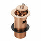 French Copper BASIN WASTE in a traditional style compatible with Barber Wilsons, Lefroy Brooks, Rudge, and Chadder & Co.