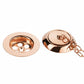 French Copper BATH WASTE in a traditional style compatible with Barber Wilsons, Lefroy Brooks, Rudge, and Chadder & Co.