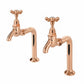 French Copper BIB TAPS STANDARD extention in a traditional style compatible with Barber Wilsons, Lefroy Brooks, Rudge, and Chadder & Co.