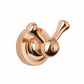 French Copper ROBE HOOK 2 ARM in a traditional style compatible with Barber Wilsons, Lefroy Brooks, Rudge, and Chadder & Co.