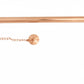 French Copper BATH WASTE EXSPOSED (PN-1550) in a traditional style compatible with Barber Wilsons, Lefroy Brooks, Rudge, and Chadder & Co.