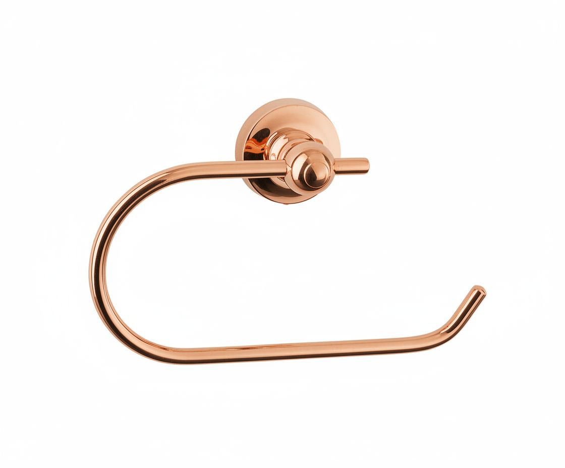 French Copper WIRE PAPER HOLDER in a traditional style compatible with Barber Wilsons, Lefroy Brooks, Rudge, and Chadder & Co.