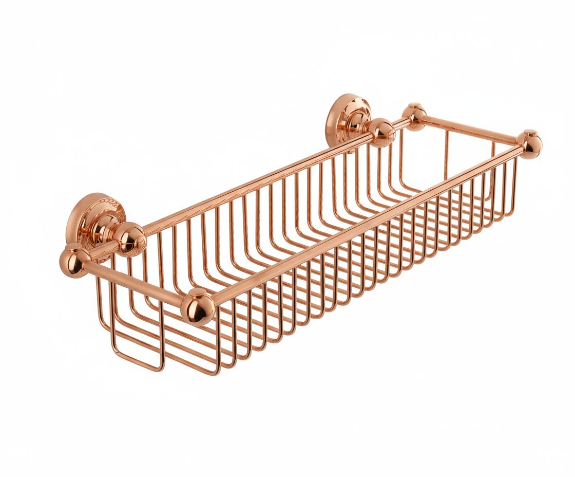 French Copper SPONGE BASKET in a traditional style compatible with Barber Wilsons, Lefroy Brooks, Rudge, and Chadder & Co.