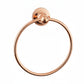 French Copper TOWEL RING in a traditional style compatible with Barber Wilsons, Lefroy Brooks, Rudge, and Chadder & Co.