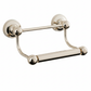 Nickel Plate BAR ROLL HOLDER in a traditional style compatible with Barber Wilsons, Lefroy Brooks, Rudge, and Chadder & Co.
