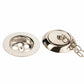 Nickel Plate BATH WASTE in a traditional style compatible with Barber Wilsons, Lefroy Brooks, Rudge, and Chadder & Co.