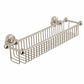 Nickel Plate BOTTLE BASKET in a traditional style compatible with Barber Wilsons, Lefroy Brooks, Rudge, and Chadder & Co.