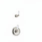 Nickel Plate CONCEALED THERMOSTATIC  SHOWER WITH  220MM SPOUT in a traditional style compatible with Barber Wilsons, Lefroy Brooks, Rudge, and Chadder & Co.