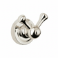 Nickel Plate ROBE HOOK 2 ARM in a traditional style compatible with Barber Wilsons, Lefroy Brooks, Rudge, and Chadder & Co.