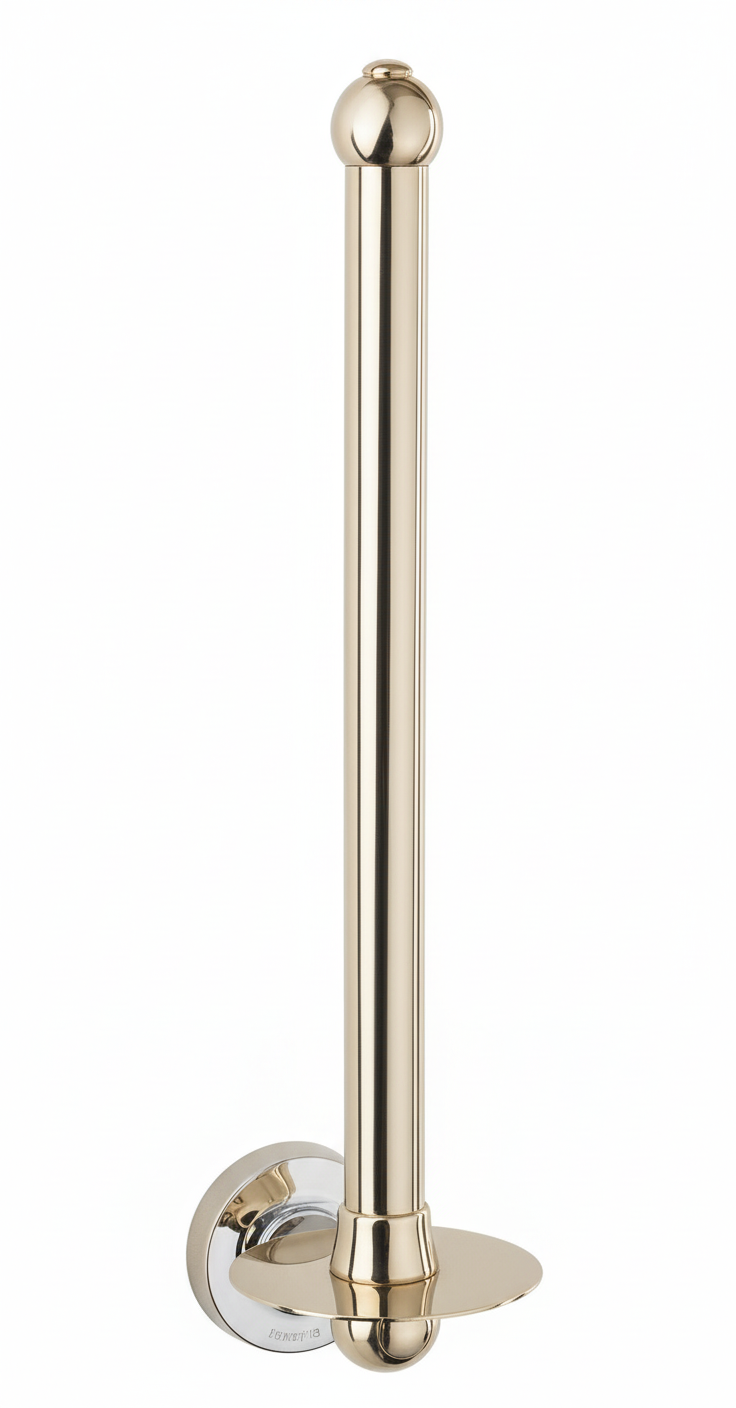 Nickel Plate WALL MOUNTED MULTI PAPER ROOL HOLDER in a traditional style compatible with Barber Wilsons, Lefroy Brooks, Rudge, and Chadder & Co.