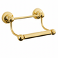 Polished Brass BAR ROLL HOLDER in a traditional style compatible with Barber Wilsons, Lefroy Brooks, Rudge, and Chadder & Co.
