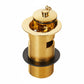 Polished Brass BASIN WASTE in a traditional style compatible with Barber Wilsons, Lefroy Brooks, Rudge, and Chadder & Co.