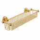 Polished Brass BOTTLE BASKET in a traditional style compatible with Barber Wilsons, Lefroy Brooks, Rudge, and Chadder & Co.