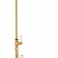 Polished Brass EXSPOSED THERMOSTATIC SHOWER AND 170MM SPOUT in a traditional style compatible with Barber Wilsons, Lefroy Brooks, Rudge, and Chadder & Co.