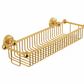 Polished Brass SPONGE BASKET in a traditional style compatible with Barber Wilsons, Lefroy Brooks, Rudge, and Chadder & Co.