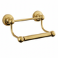 Weathered Brass BAR ROLL HOLDER in a traditional style compatible with Barber Wilsons, Lefroy Brooks, Rudge, and Chadder & Co.