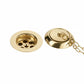 Weathered Brass BATH WASTE in a traditional style compatible with Barber Wilsons, Lefroy Brooks, Rudge, and Chadder & Co.