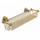 Weathered Brass BOTTLE BASKET in a traditional style compatible with Barber Wilsons, Lefroy Brooks, Rudge, and Chadder & Co.
