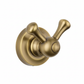 Weathered Brass ROBE HOOK 2 ARM in a traditional style compatible with Barber Wilsons, Lefroy Brooks, Rudge, and Chadder & Co.
