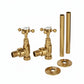 Weathered Brass RADIATOR VALES in a traditional style compatible with Barber Wilsons, Lefroy Brooks, Rudge, and Chadder & Co.