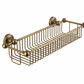 Weathered Brass SPONGE BASKET in a traditional style compatible with Barber Wilsons, Lefroy Brooks, Rudge, and Chadder & Co.