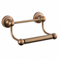 Weathered Copper BAR ROLL HOLDER in a traditional style compatible with Barber Wilsons, Lefroy Brooks, Rudge, and Chadder & Co.