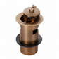 Weathered Copper BASIN WASTE in a traditional style compatible with Barber Wilsons, Lefroy Brooks, Rudge, and Chadder & Co.