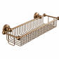 Weathered Copper SPONGE BASKET in a traditional style compatible with Barber Wilsons, Lefroy Brooks, Rudge, and Chadder & Co.